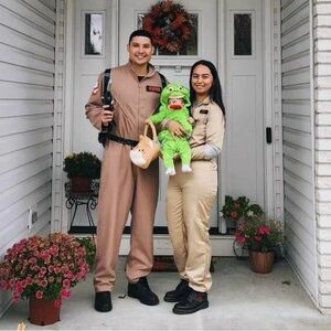 Ghost busters family Halloween costume set.